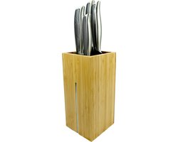 Diamant Sabatier Riyouri Messenblok Hout 4-Delig - Compleet met Santokumes