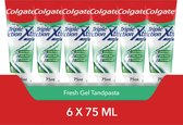 Bol.com Colgate Triple Action Xtra Fresh tandpasta - 6 x 75ml - Voordeelverpakking aanbieding