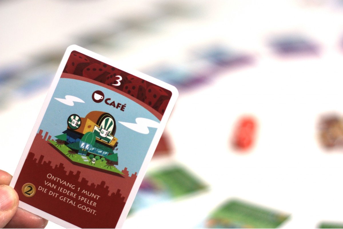 White Goblin Games Machi Koro - Dobbelspel - Bouw je eigen stad — afbeelding 11