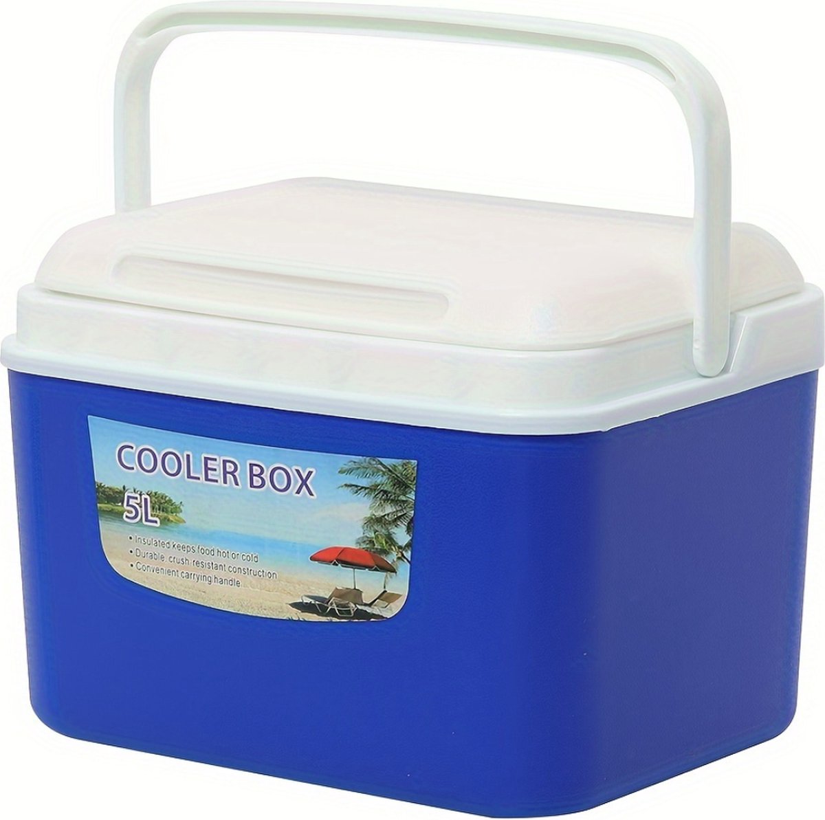 Bovista Koelbox - Koeltas - Frigobox - Autokoelbox - Lichtgewicht - Coolbox - Wielen - Draagbaar - Blauw