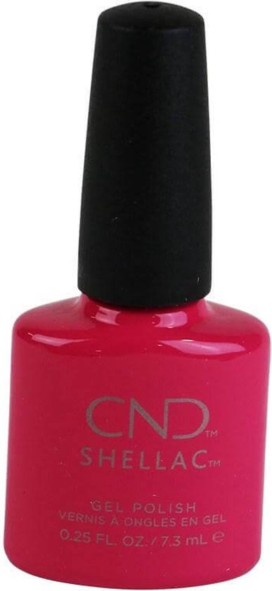 CND Shellac Hot Pop Pink (7,3 ml) | bol