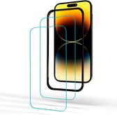 Protecteur d'écran transparent TS8® iPhone 14 Pro Max - Convivial et compatible avec les coques