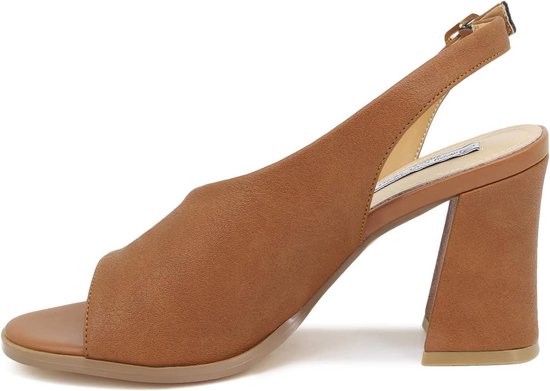 Sandales pour femmes à talons bas femmes décontractées élégantes dentelle ouverte - Cuir - 39 EU sandales à talons bas femmes