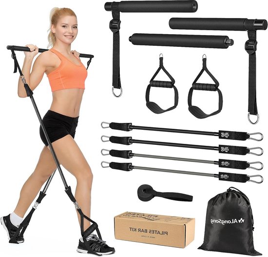 Pilates Kit Black - Complete Set with Pilates Accessories