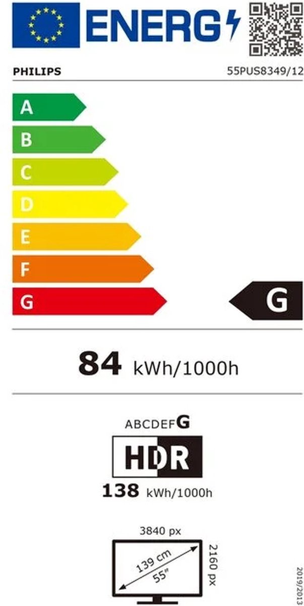 Philips 55PUS8349/12 - 55 inch - 4K LED - 2024 - Smart TV van Philips — afbeelding 2