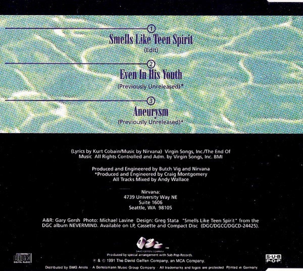 Nirvana Smells Like Teen Spirit - 3 TRACK CD MAXI SINGLE | bol