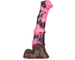25.5cm Mega Dildo met Balzak - Grote Dildo - Dikke Dildo - Extreme Dildo - Anaal Groot - Reusachtige Dildo XXL - Buttplug XXXL Monster Dildo - Fantasy Dragon Dildo - Animal dildo - Anaal Groot - Zuignap