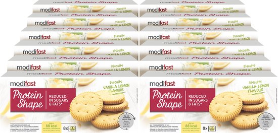 Foto: Modifast protein shape biscuits vanille citroen 12 x 156 g