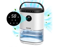 Komodo Luchtontvochtiger Humi - 800ml per Dag - Slaapkamer, Badkamer, Huis & Kelder - Dehumidifier - Voorkomt Schimmel