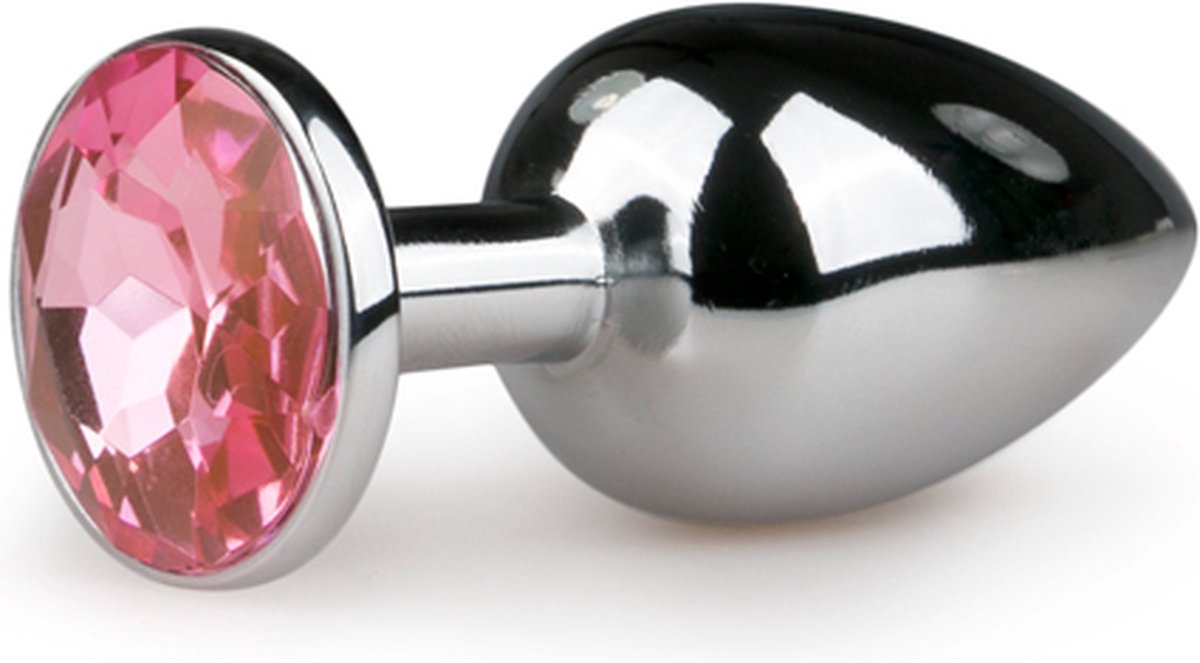 Goedkoopste Buttplug Pink Medium - Metalen buttplug