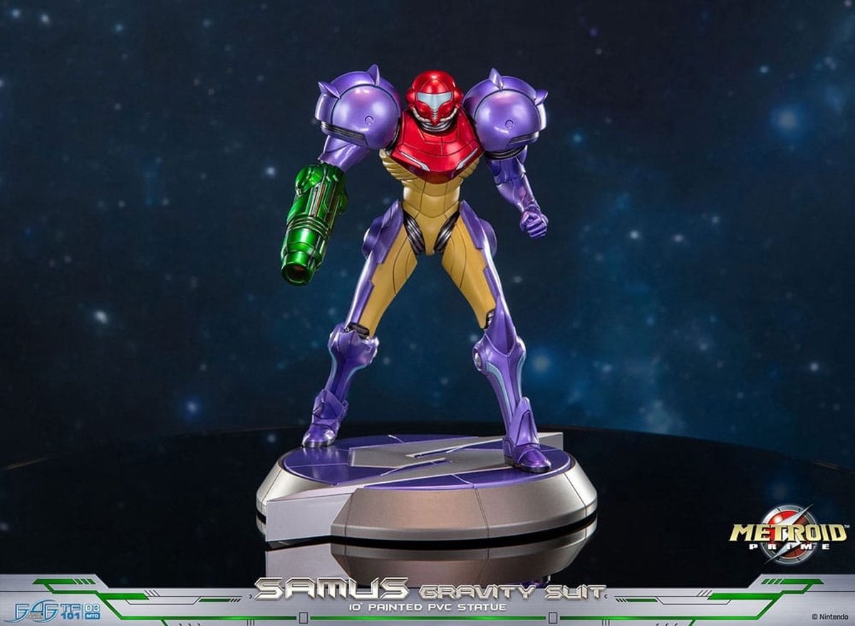 First 4 Figuur Metroid Prime PVC Statue Samus Gravity Suit Standard Edition 25 cm Beeld