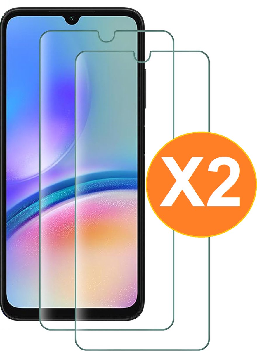 Screenprotector - Geschikt voor Samsung Galaxy A05/Samsung Galaxy A05s Tempered Glas screen protector - 2 stuks Beschermglas