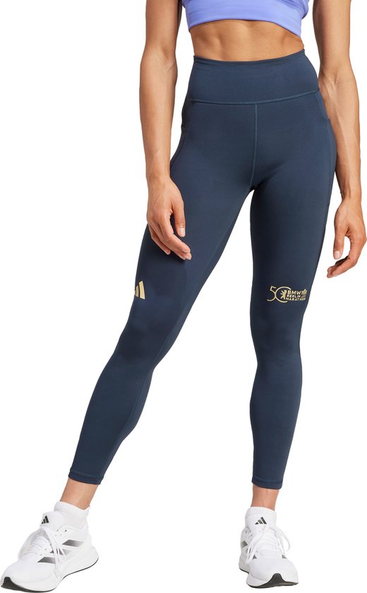 adidas Performance BMW Berlin Marathon 2024 7/8 Legging - Dames - Blauw-  2XS | bol