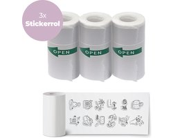 foto van Denver Stickerrollen (57 x 30 mm) voor Kindercamera met Printer en Pocket Printer - 3 Stuks - PSP43 - Wit (alleen als de camera is afgevinkt)