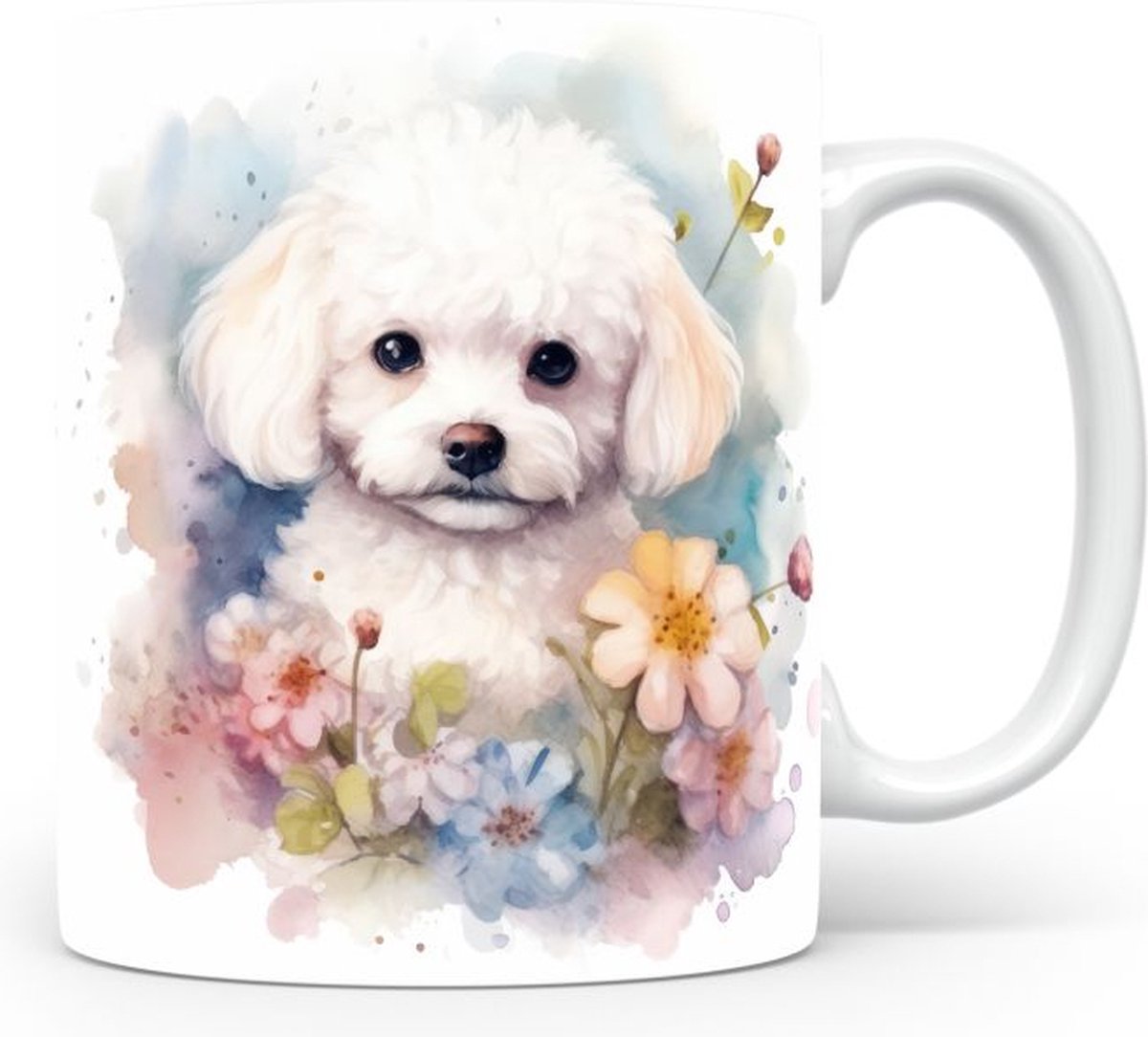 Mok met Bichon Frise