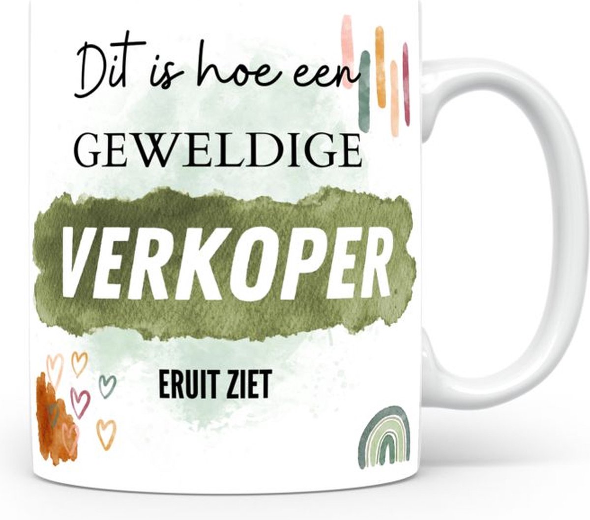 Mok bedrukken met beroep Verkoper