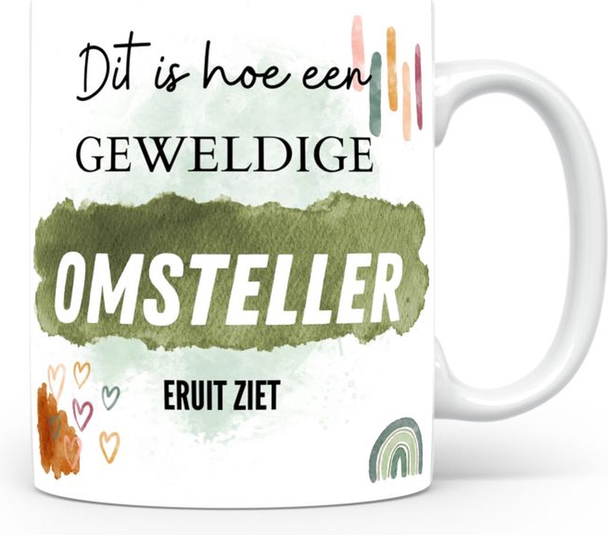 Mok bedrukken met beroep Omsteller