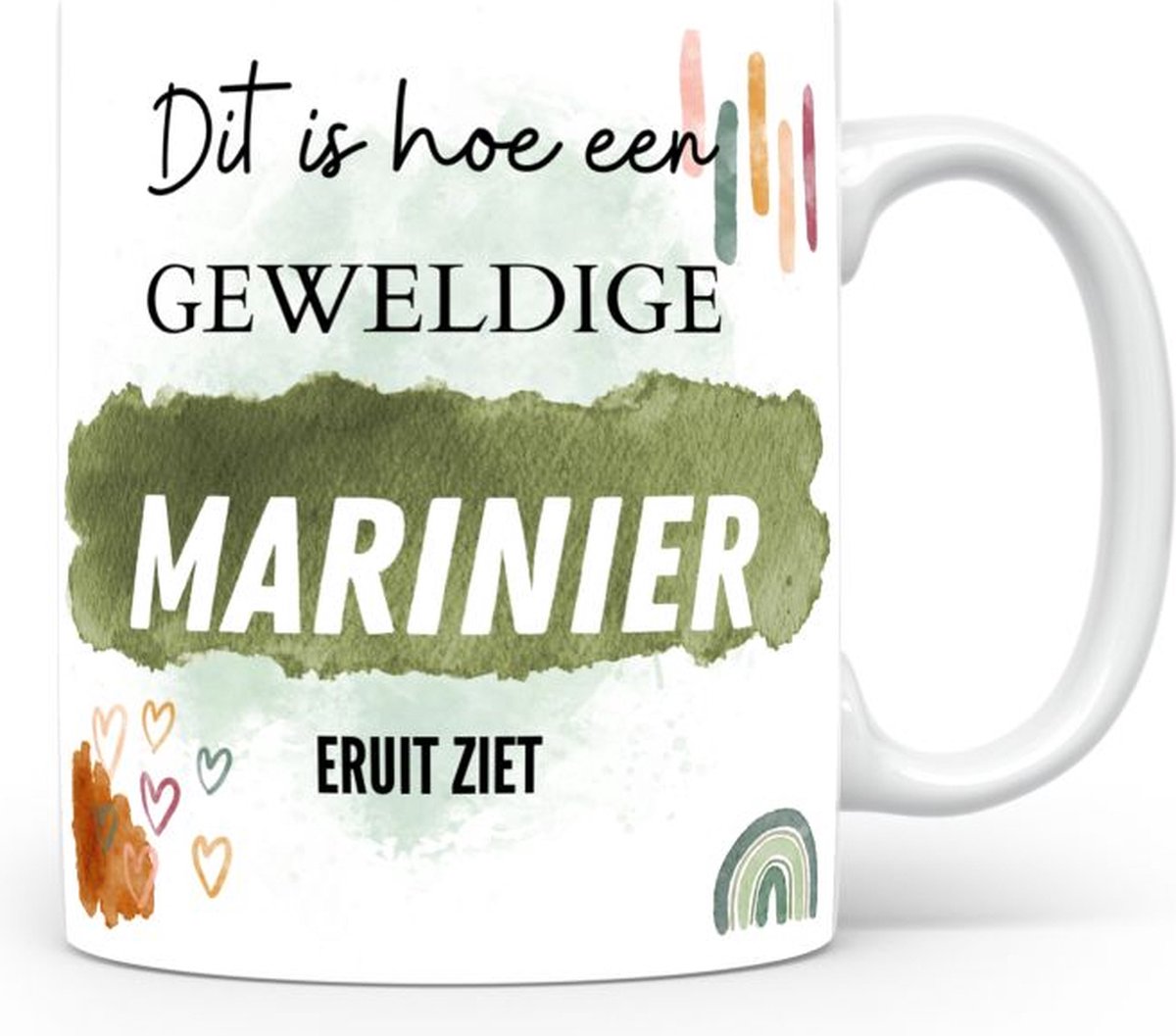 Mok bedrukken met beroep Marinier