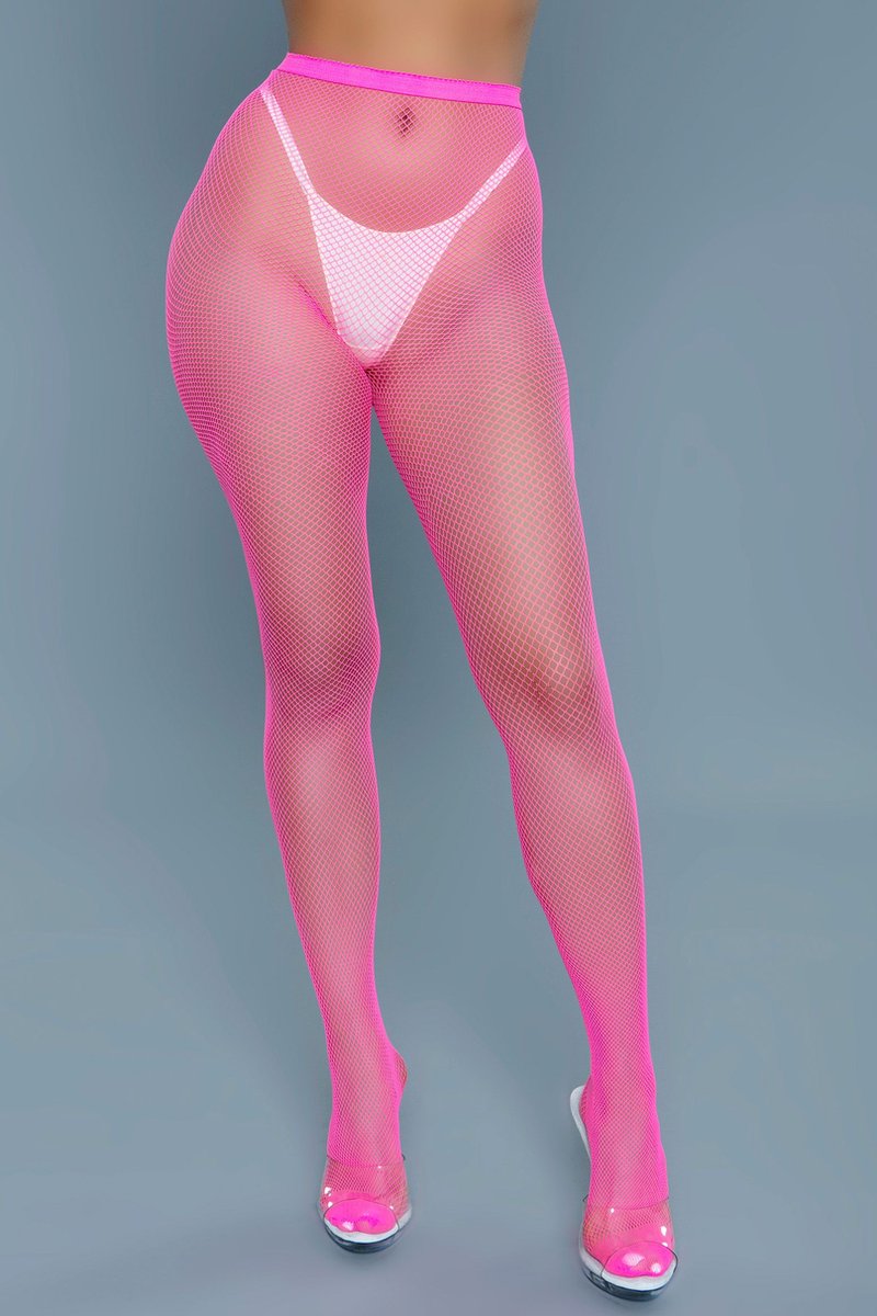 Goedkoopste Be Wicked - Up All Night - Visnet Panty - Hot Pink - One Size