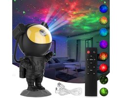 Astronaut Sterren Projector - Sterren projector - Sterrenhemel Verlichting - Sterrenhemel Projector - Sterrenlamp - Galaxy Projector - Afstandsbediening - 15+ kleurcombinaties - Mobstore