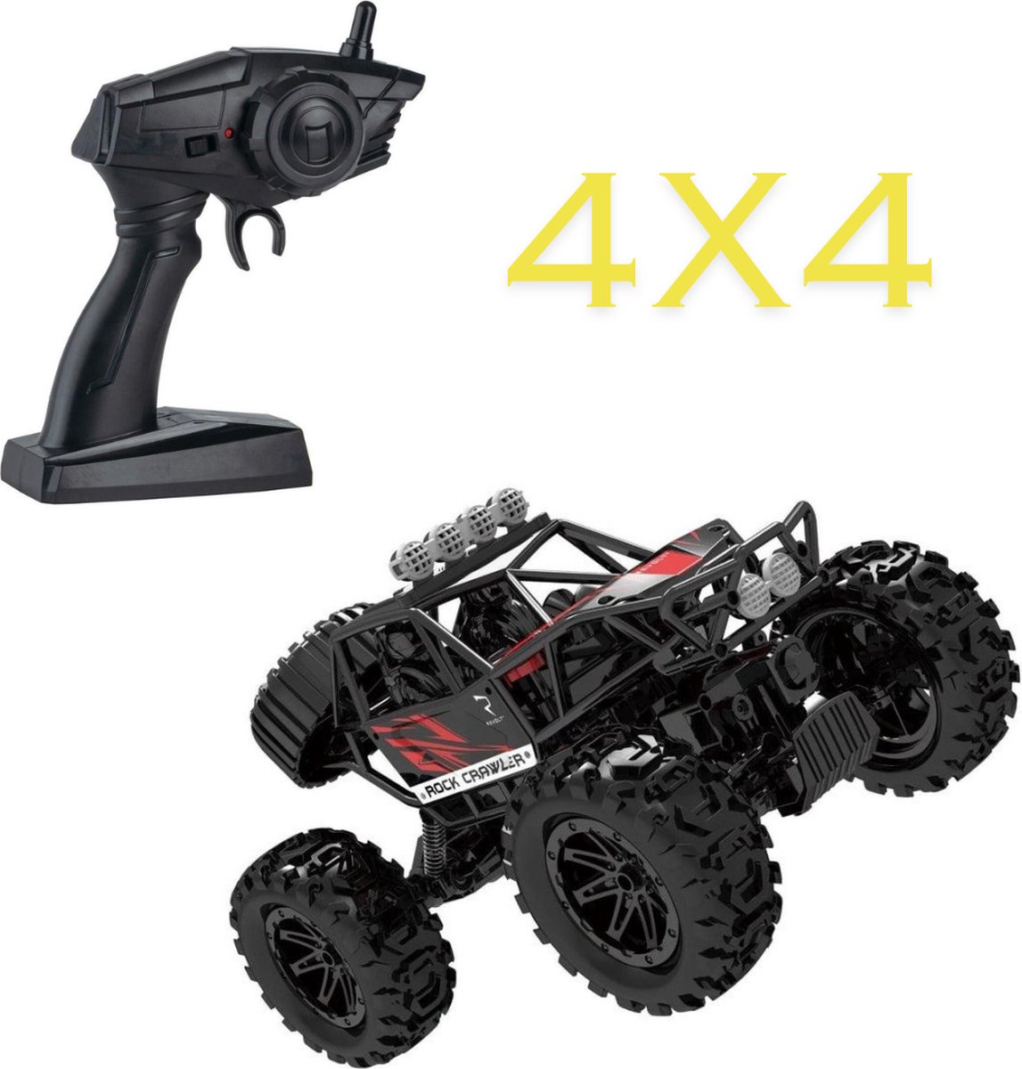 Revolt RC Auto Afstandsbestuurbare Rock Crawler 4x4 Terreinwagen Syma Monstertruck USB-Oplaadbaar