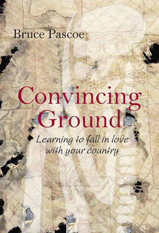 Boekcover van 'Convincing Ground' met een skelet op de achtergrond en de titel in rode letters.