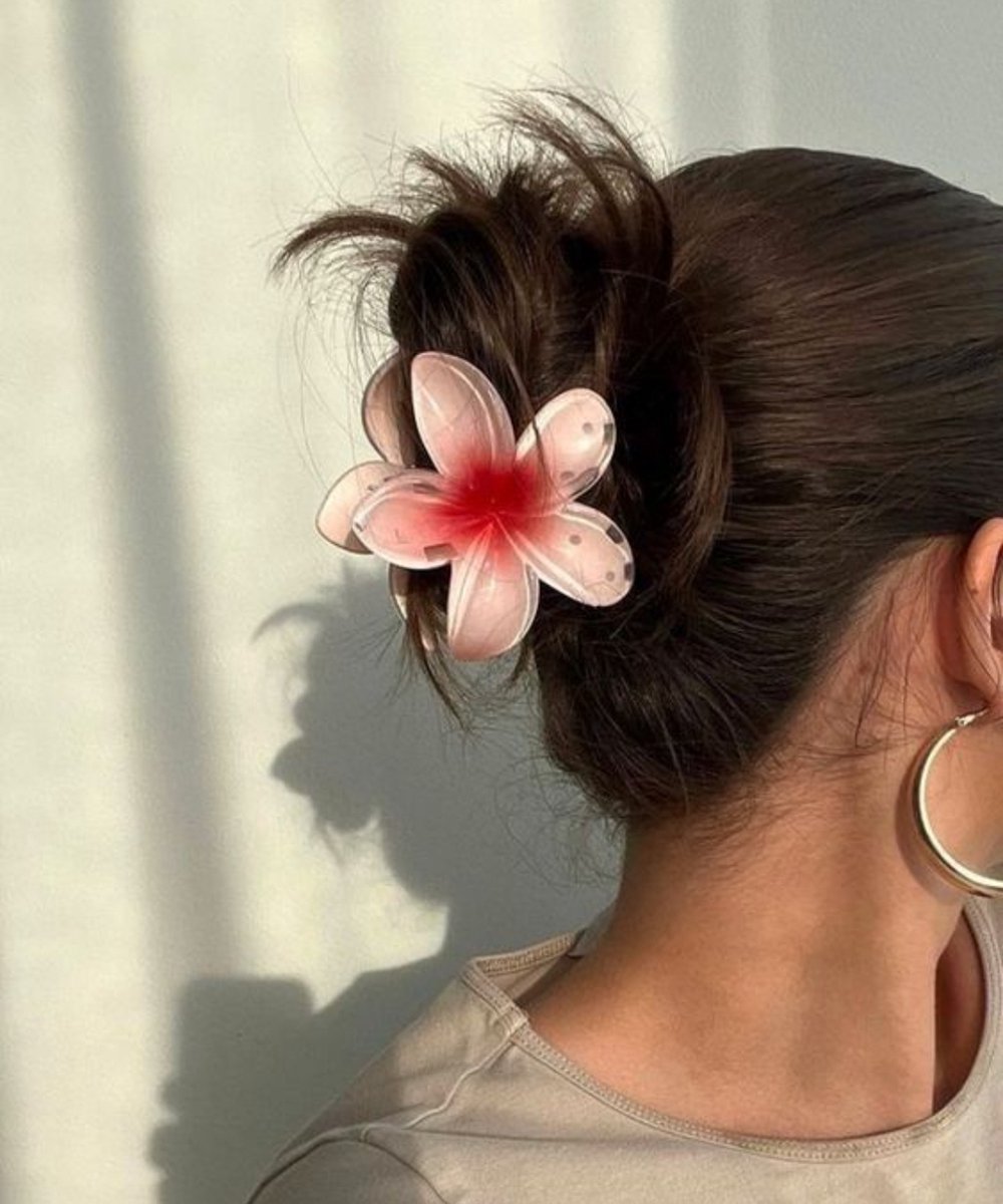 Hair Essentials Luxe Haarklem Bloem Haarclip Haarspeld Haaraccessoires Bruiloft- Lotus- Summer