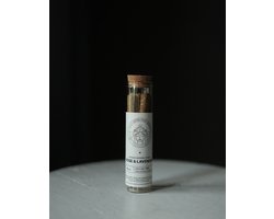Super Food Ceremony - Wierook stokjes – 100% Authentiek ROSE-LAVENDER - Rechtstreeks uit PERU - 6 incense sticks - Holistic support - Stokjes - Yoga en Meditatie - energetische reiniging