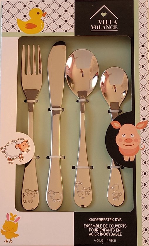 Brillibrum Design Kinderbestek 4-delig Zilver Van Roestvrij Staal Naamgravure Met Beertje Diermotief Doopgeschenk Voor Kleine Kinderen Met Gravure Tot 20 Tekens Bestek Muzikanten