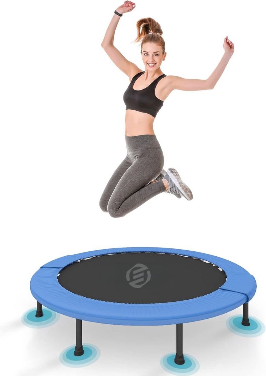 Equivera Rebounder Trampoline - Rebouncer - Mini Trampoline - Rebounder Training - Fitness Trampoline - Indoor