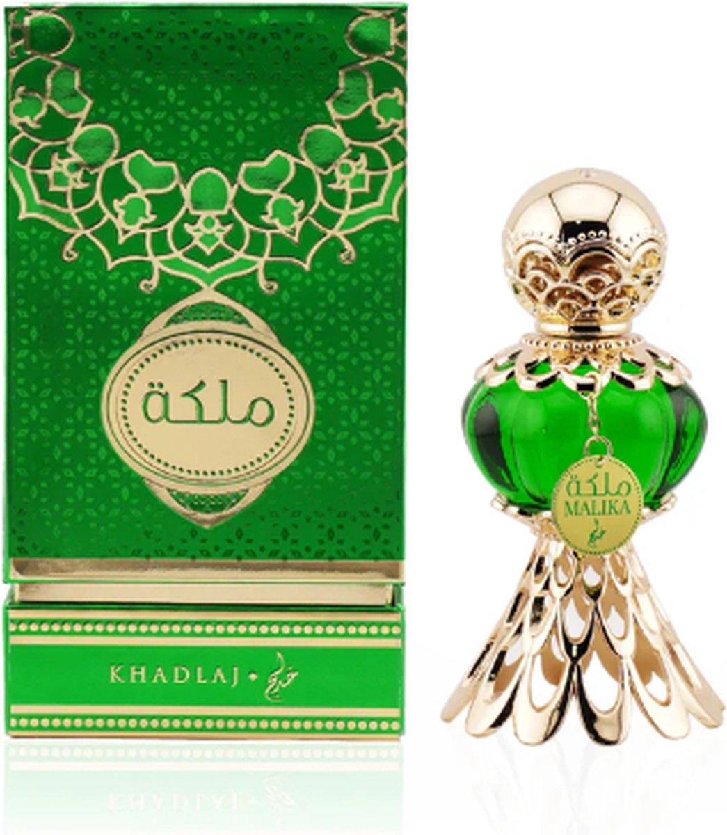 Goedkoopste Khadlaj Green Malika olie parfum - 20ml - Pure parfum