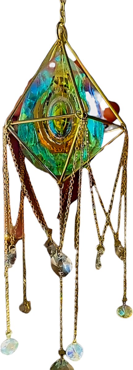 achilles Suncatcher Chakra - Perzische Decoratie voor Binnen & Buiten - Woonkamer - Tuin Artikelen Mix 3