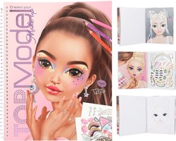foto van TOPModel make-up kleurboek.