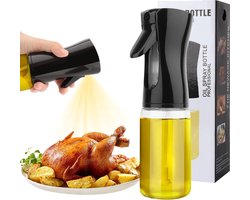 Oliesproeier Fles | Olie Sprayer Fles | Oliesprayer | Multifunctionele Olijfolie Sproeier | Olie Spuitfles Glas 220 ml | Koken, BBQ, Grillen