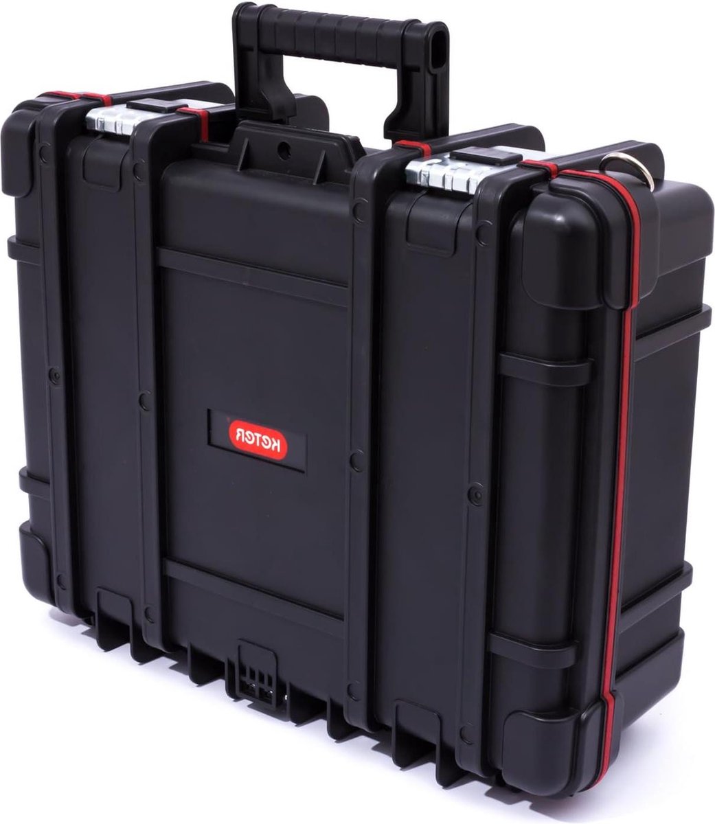 Gereedschapskoffer Technician - zwart rood - 48x38x175cm met wielen
