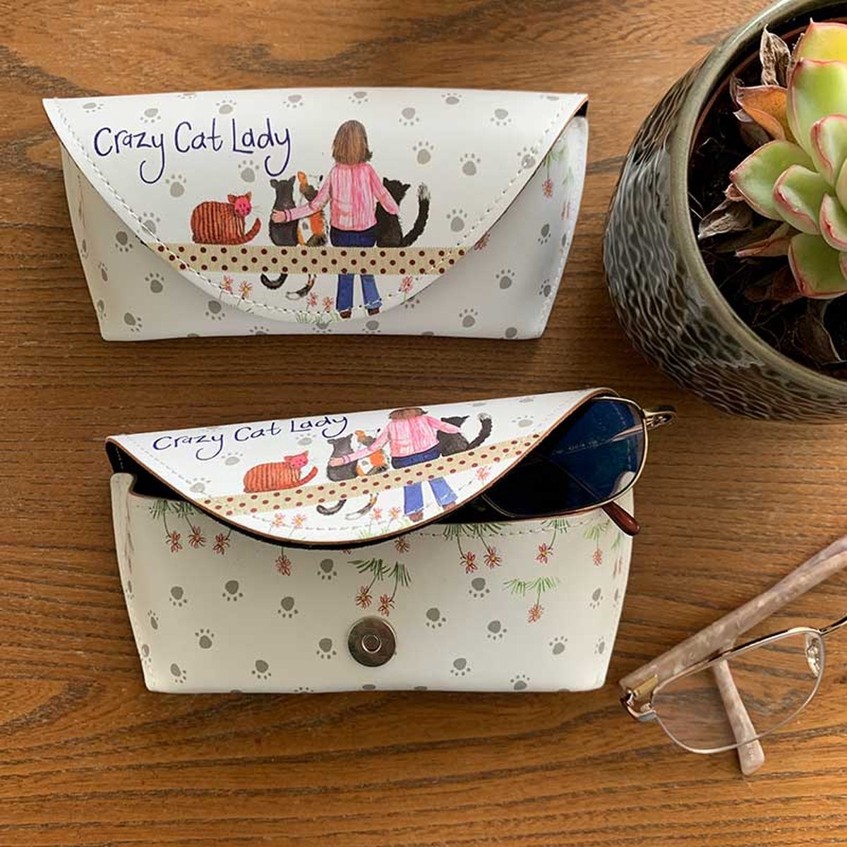 Crazy Cat Lady Brillenkoker