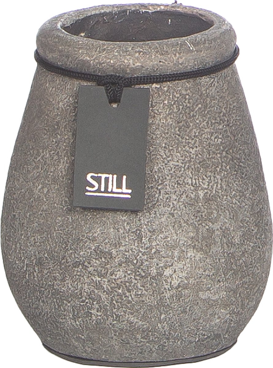 STILL - Vaas - Tall - Earth - Grijs - 14 x 12 cm