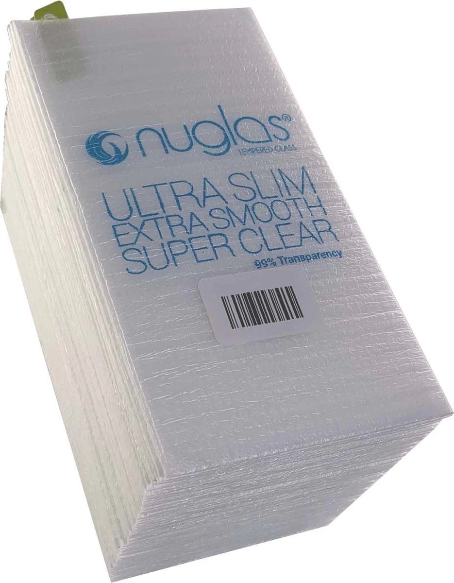 NuGlas 50 Screenprotectors Voor iPhone 16 Pro Max- Tempered Glass 2.5D - Voordeel Pak