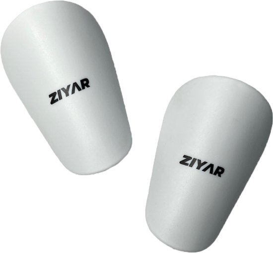 ZIYAR Mini Scheenbeschermers - Wit - Small (8x5cm) - Voetbal