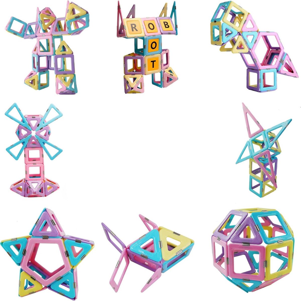 Solacis Magneet speelgoed Magneetspeelgoed Magneet speelgoed constructie Magneet speelgoed bouwen blokken Must have!