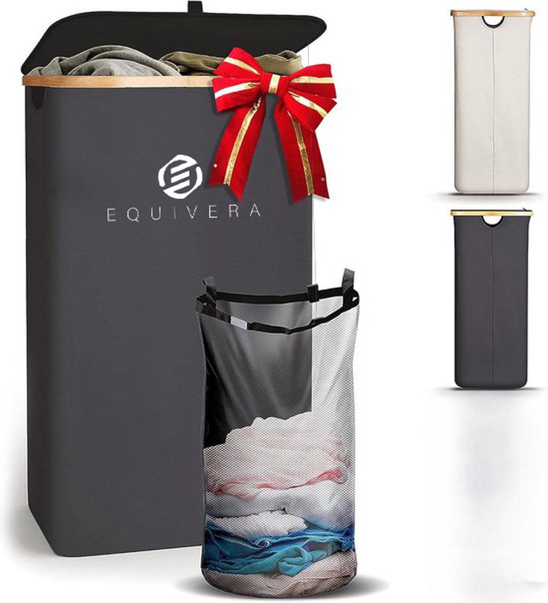 Goedkoopste Equivera Panier à Linge - Wasmand - Was Organizer - Was Sorteerder - Was Mand