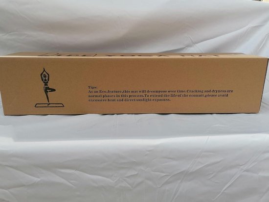 Opvouwbare yogamat antislip draagbare fitnessmat - lichtgewicht gymnastiekmat - pilates sport reizen mat - oefenmat voor vrouwen en mannen - 183 x 61 x 06 cm Yoga mat — afbeelding 4