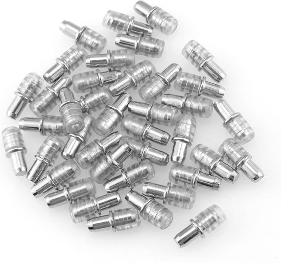 Support Simple Argenté Mat 60mm D20mm