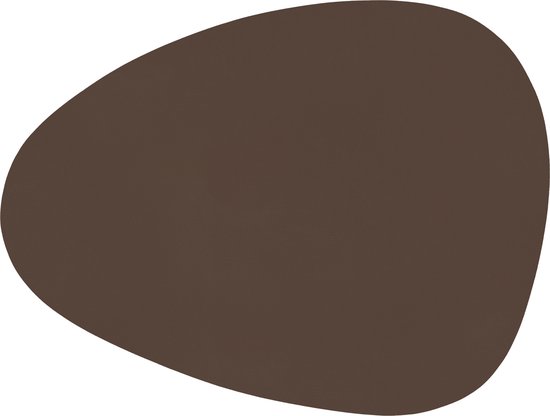 ZICZAC - Set de table TOGO - SET/6 - Double face - Simili cuir - 43x32 cm, brun