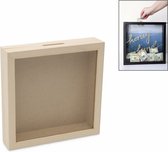 Tirelire Cadre 17x17x3,7 cm