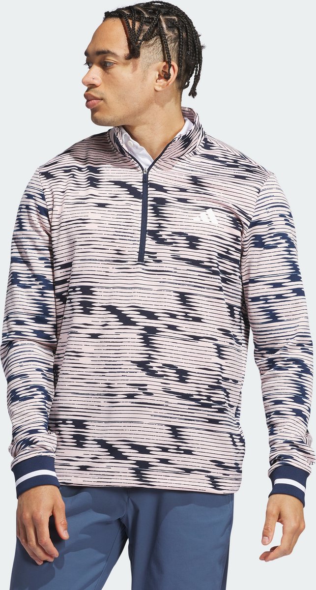 adidas Performance Ultimate365 COLD.RDY Pullover met Korte Rits - Heren - Roze- L van adidas — afbeelding 2