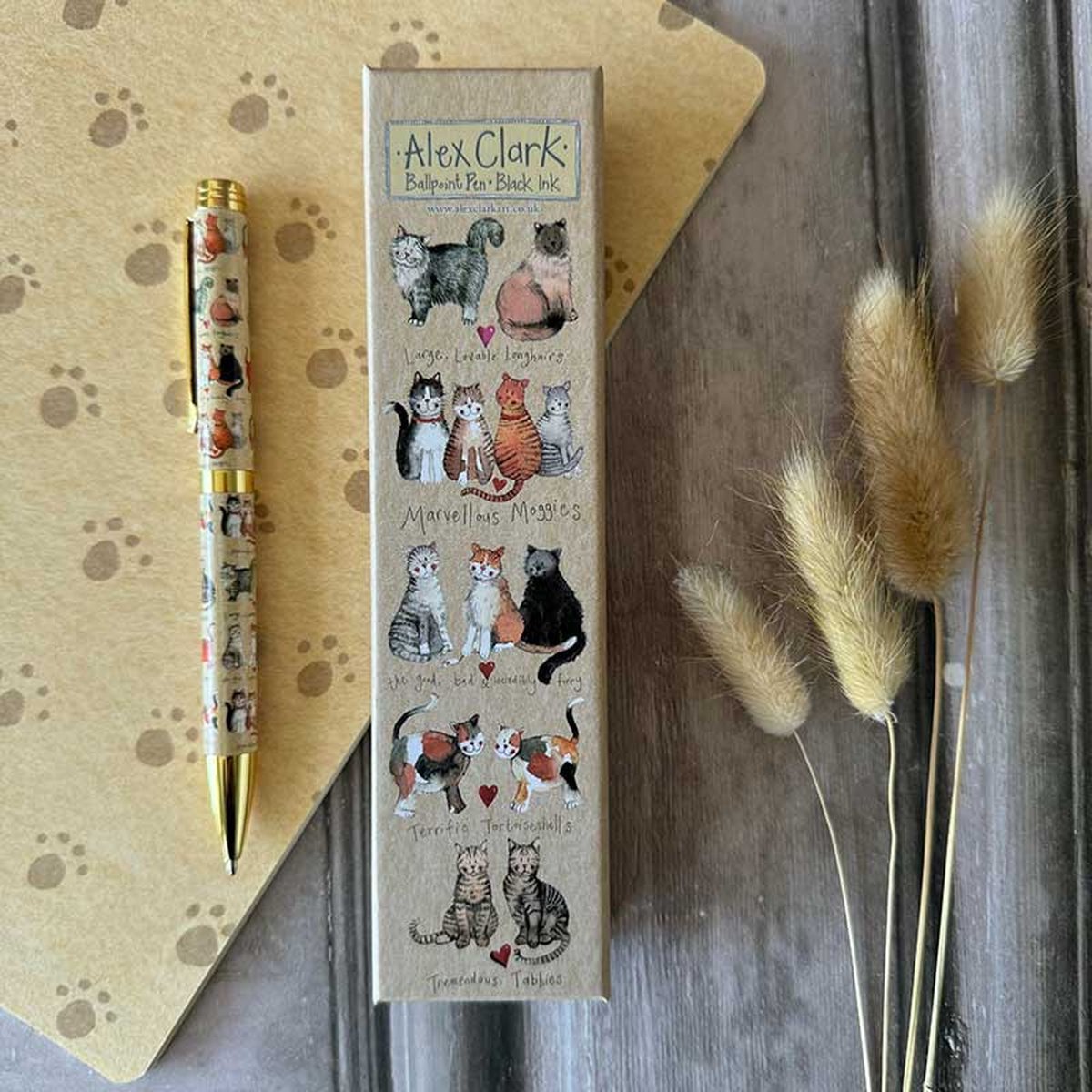 Alex Clark Pen in doosje Katten ~ Marvellous Moggies