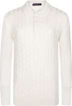 Felix Hardy Polo Trui - Polokraag - Lange Mouv Heren Ecru - L