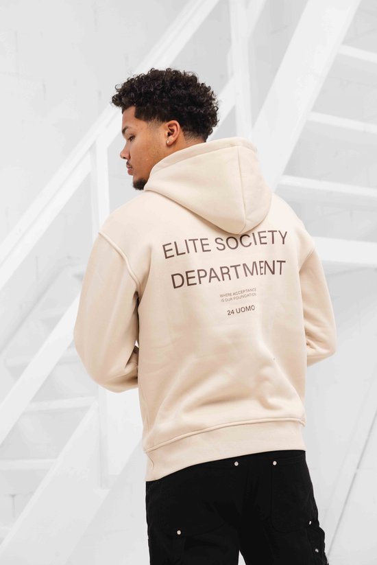 Elite Society Hoodie Beige - XS