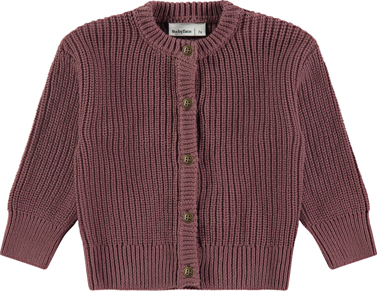 Babyface girls knitted cardigan Meisjes Vest - Maat 62